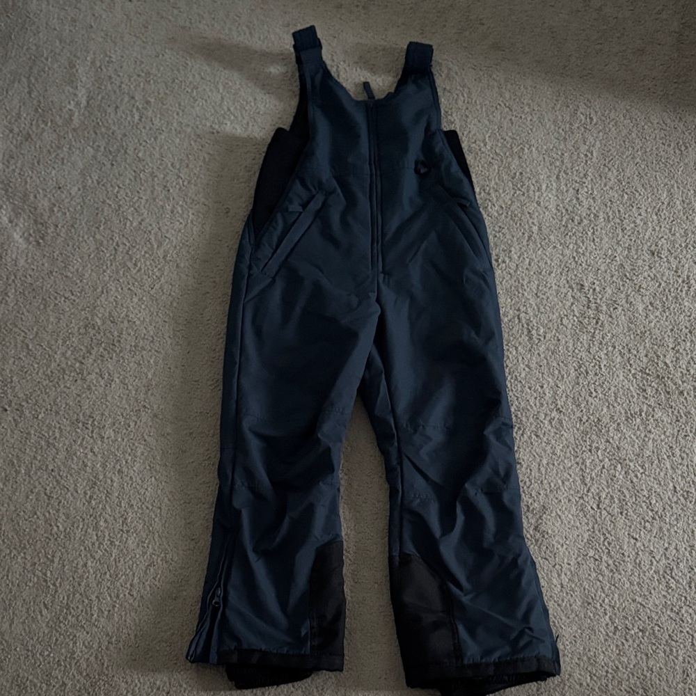 Kids Navy Snow Bib